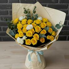 Букет цветов из:  Розы в Лещаном