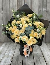 Букет цветов из:  Розы и Лизиантусы #REPLACE_PRED# Лещаном