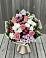 Букет цветов из: Альстромерии, Гвоздики, Розы и Хризантемы в Лещаном