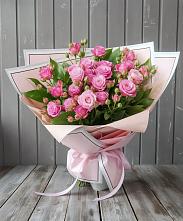 Букет Розовый кустик #REPLACE_PRED# Лещаном
