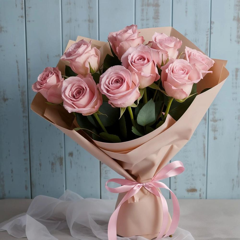 Букет цветов из: Розы в Лещаном