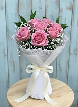 Букет цветов из:  Розы в Лещаном