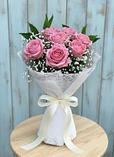 Букет цветов из:  Розы в Лещаном