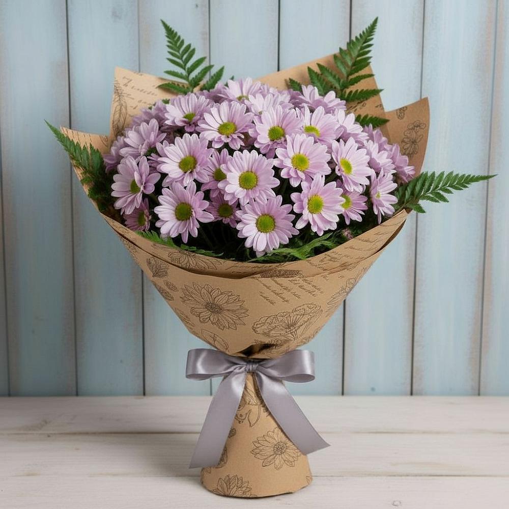 Букет цветов из: Хризантемы в Лещаном