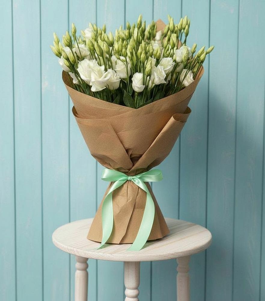 Букет цветов из: Лизиантусы в Лещаном