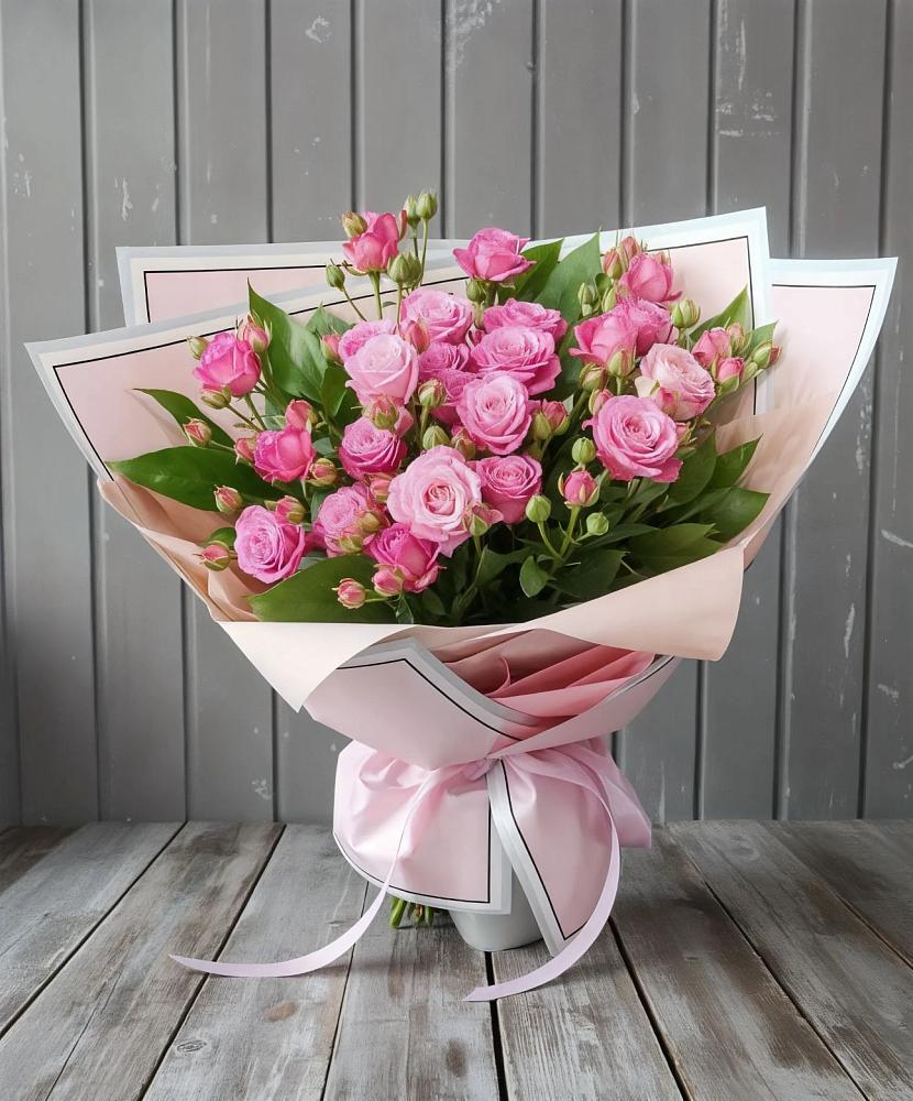 Букет Розовый кустик в Лещаном