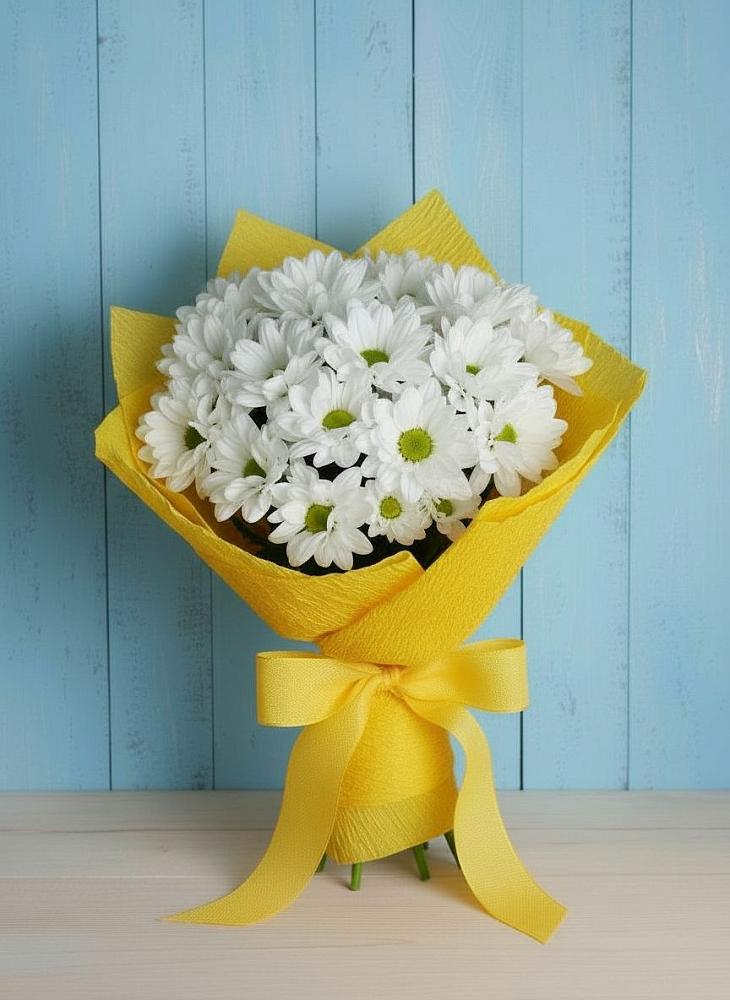 Букет цветов из: Хризантемы в Лещаном