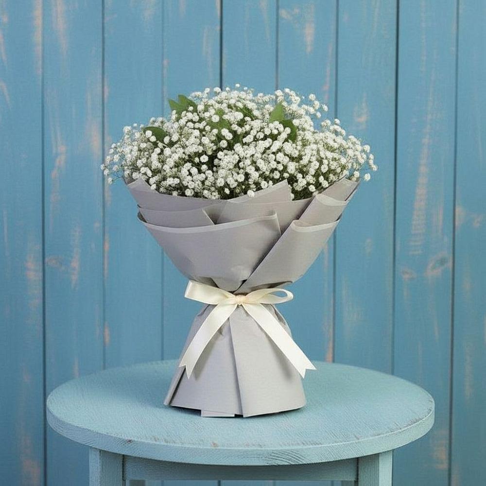 Букет цветов из: Гипсофила в Лещаном