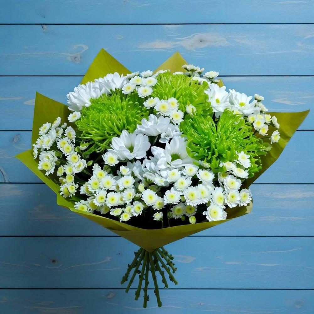 Букет цветов из: Хризантемы в Лещаном
