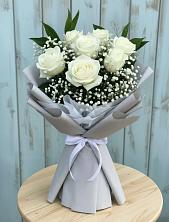 Букет цветов из:  Розы в Лещаном