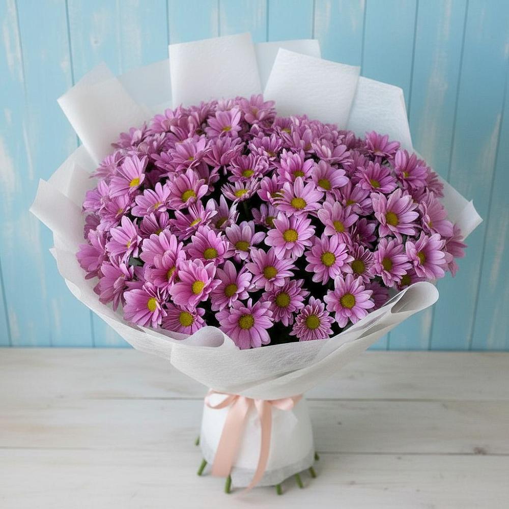 Букет цветов из: Хризантемы в Лещаном