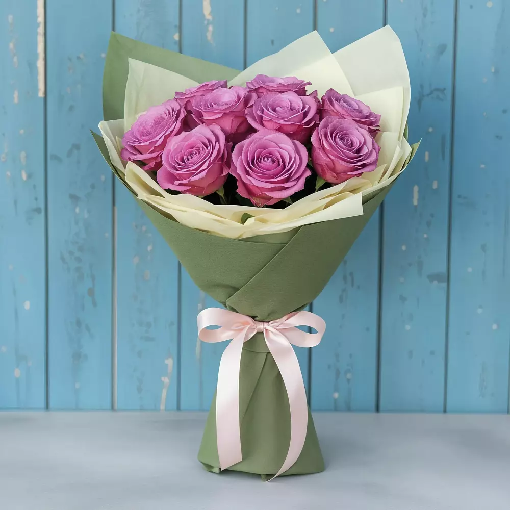 Букет Розы Фёрст Леди в Лещаном