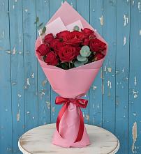 Букет цветов из:  Розы в Лещаном