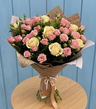 Букет цветов из:  Розы #REPLACE_PRED# Лещаном
