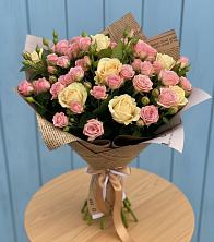 Букет цветов из:  Розы в Лещаном