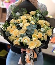 Букет цветов из:  Розы и Лизиантусы #REPLACE_PRED# Лещаном