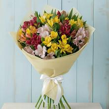 Букет цветов из:  Альстромерии в Лещаном