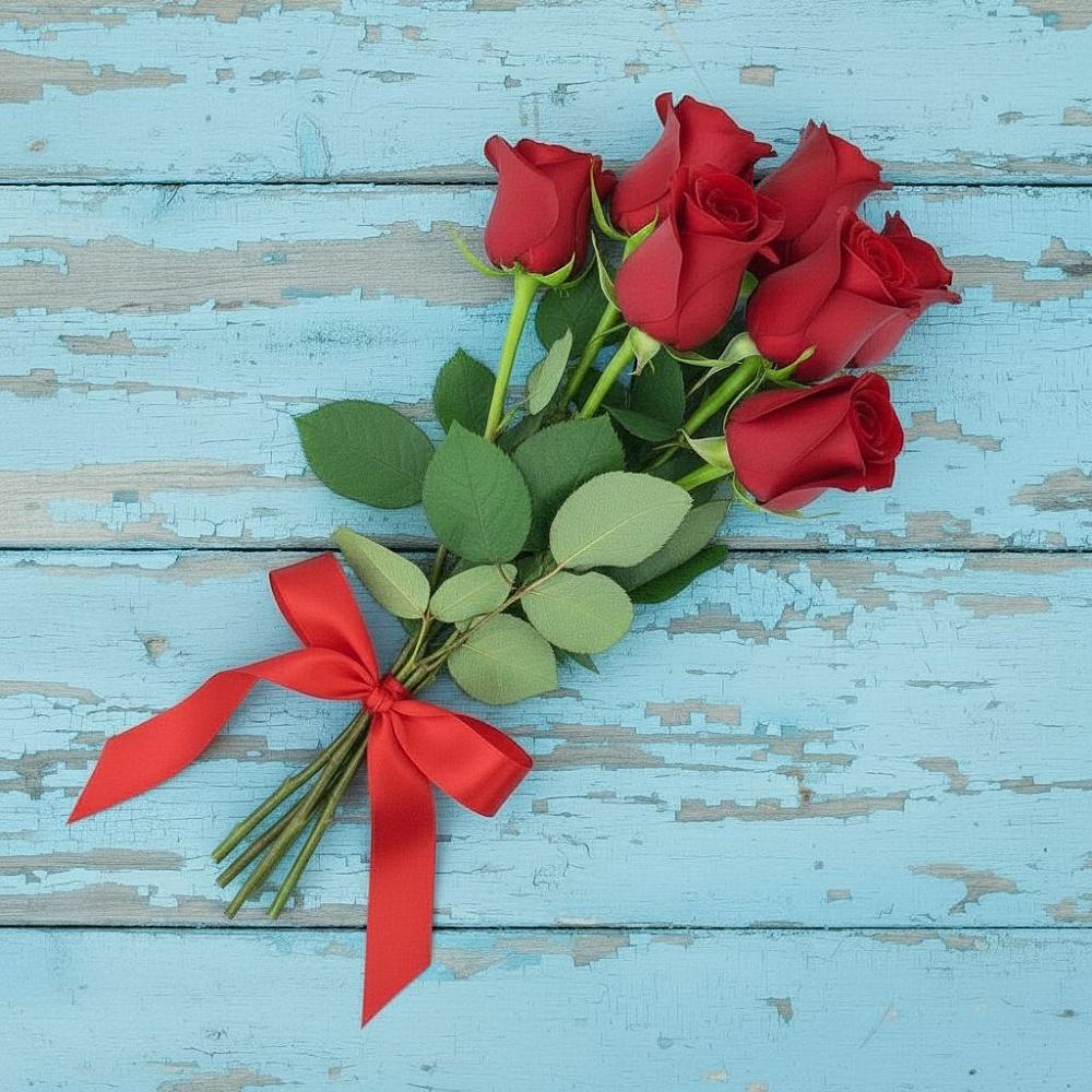 Букет Красные розы в Лещаном