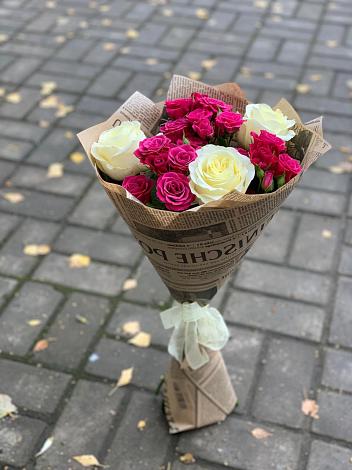 Букет цветов из: Розы в Лещаном