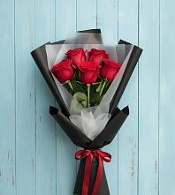 Букет цветов из:  Розы в Лещаном