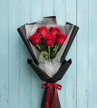 Букет цветов из:  Розы в Лещаном