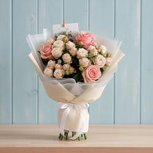 Букет цветов из:  Розы в Лещаном