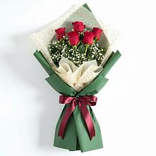 Букет цветов из:  Розы в Лещаном
