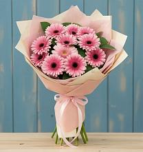 Букет цветов из:  Герберы в Лещаном
