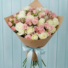 Букет цветов из:  Розы в Лещаном