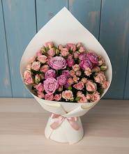 Букет цветов из:  Розы в Лещаном